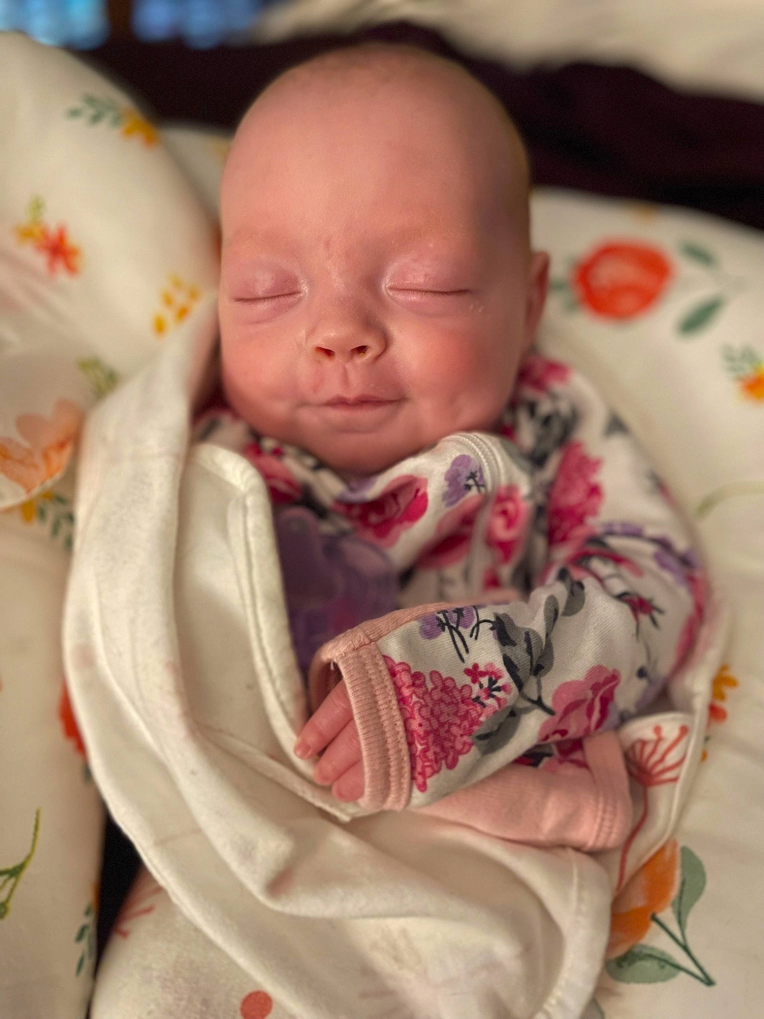 Ruthie joined the competition — help win amazing prizes! baby, baby_toddler_clothing, bib, carmine, cheek, child, chin, collar, comfort, event, eyebrow, happy, linens, lip, nose, person, pink, skin, sleeve, textile