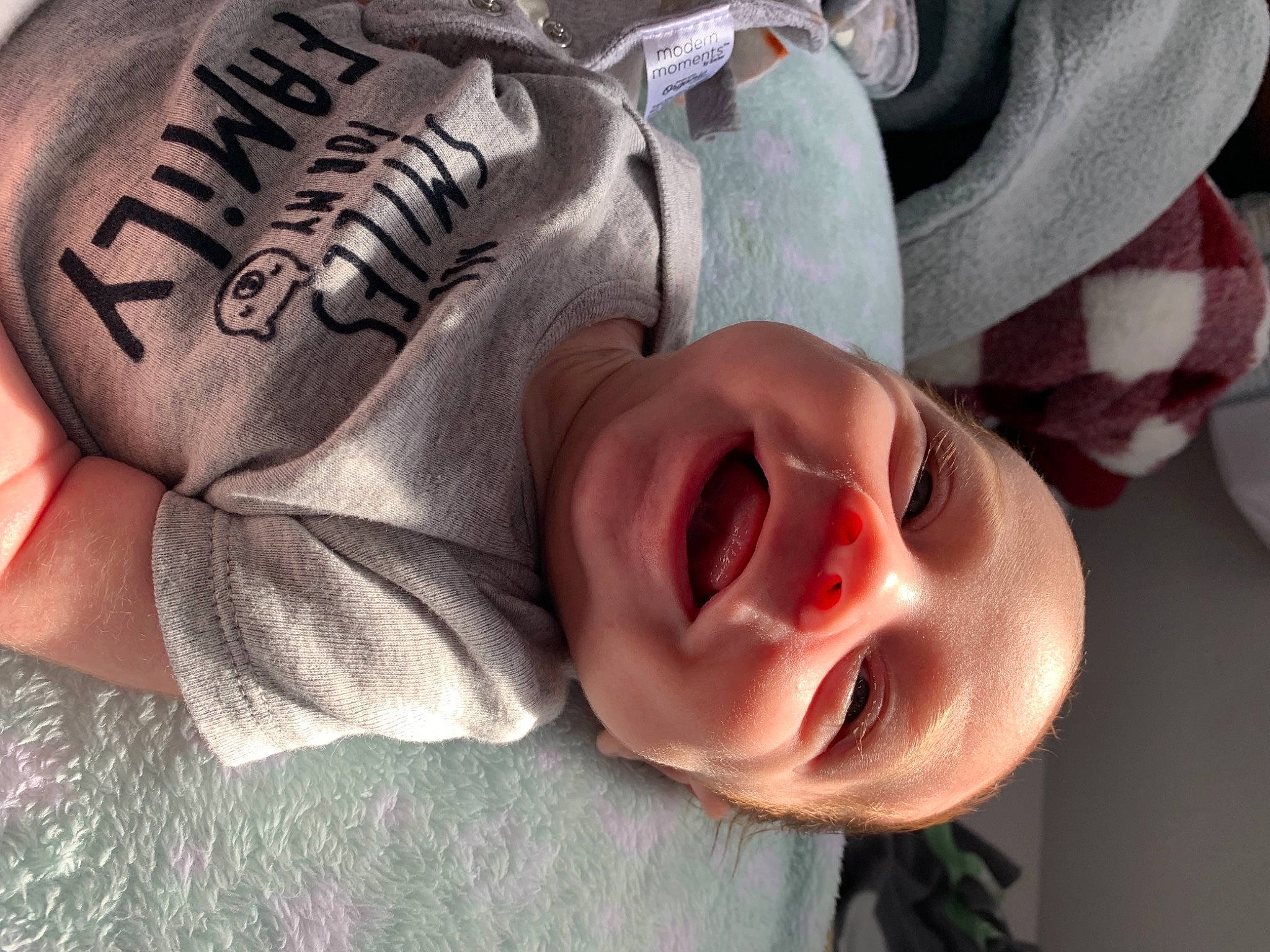 Carsyn is registered to the contest to win money with this photo: baby, baby_laughing, child, chin, cool, finger, gesture, happy, hat, head, headgear, lip, mouth, nose, person, product, skin, smile, sun_hat, toddler