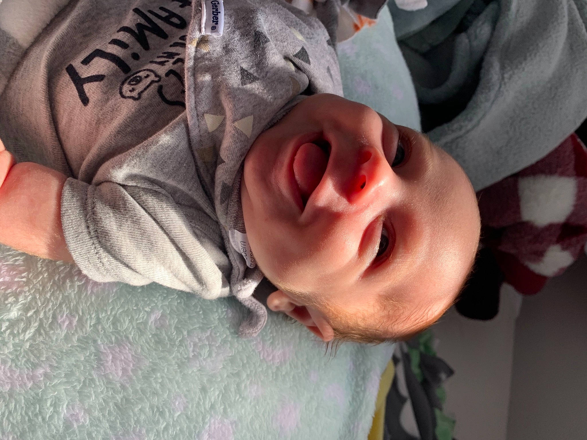 Carsyn joined the competition — help win amazing prizes! baby, baby_laughing, baby_toddler_clothing, cheek, comfort, eye, eyebrow, fun, gesture, grass, happy, hat, head, lip, mouth, nose, person, skin, smile, toddler