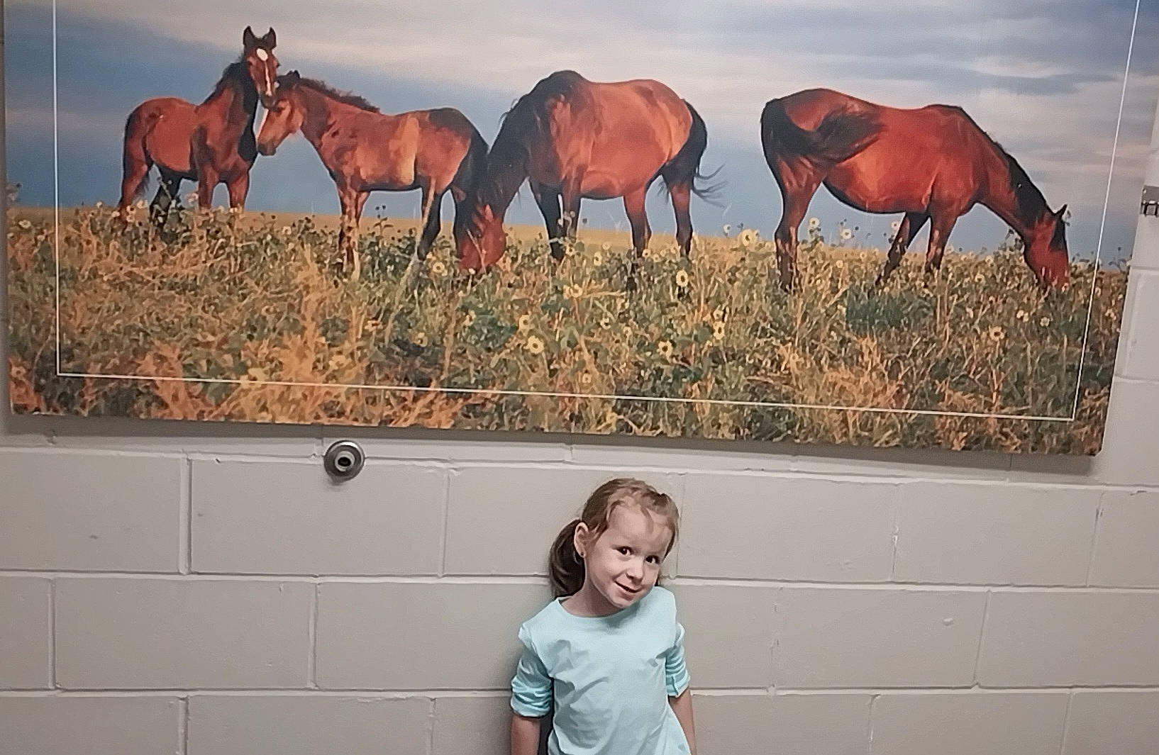 Brittany joined the competition — help win amazing prizes! fawn, field, grass, grassland, grazing, happy, herd, horse, joy, landscape, mammal, meadow, natural_landscape, pasture, person, plant, prairie, sky, steppe, terrestrial_animal