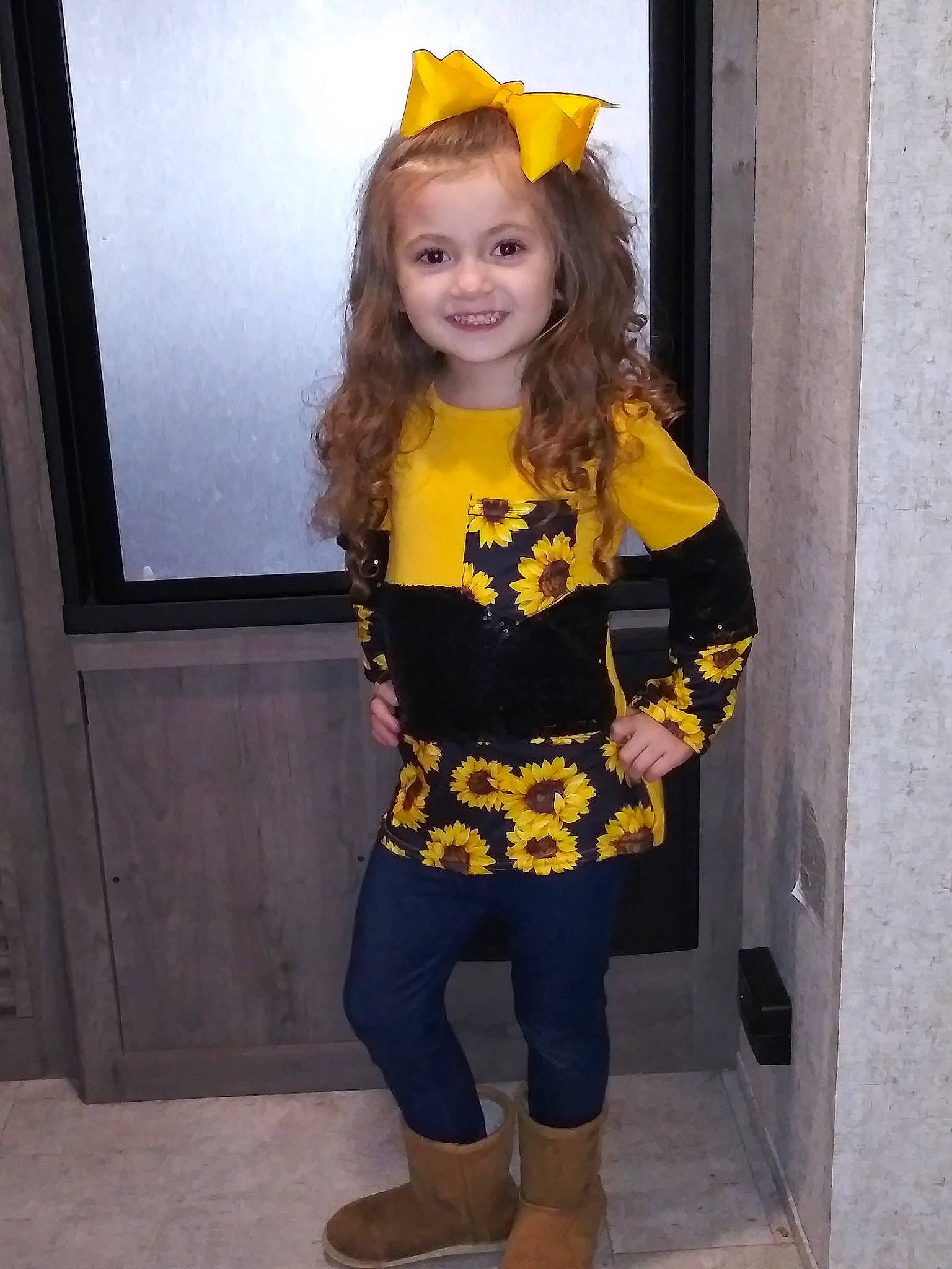 Kaydence joined the competition — help win amazing prizes! child, clothing, costume, joy, person, toddler, yellow