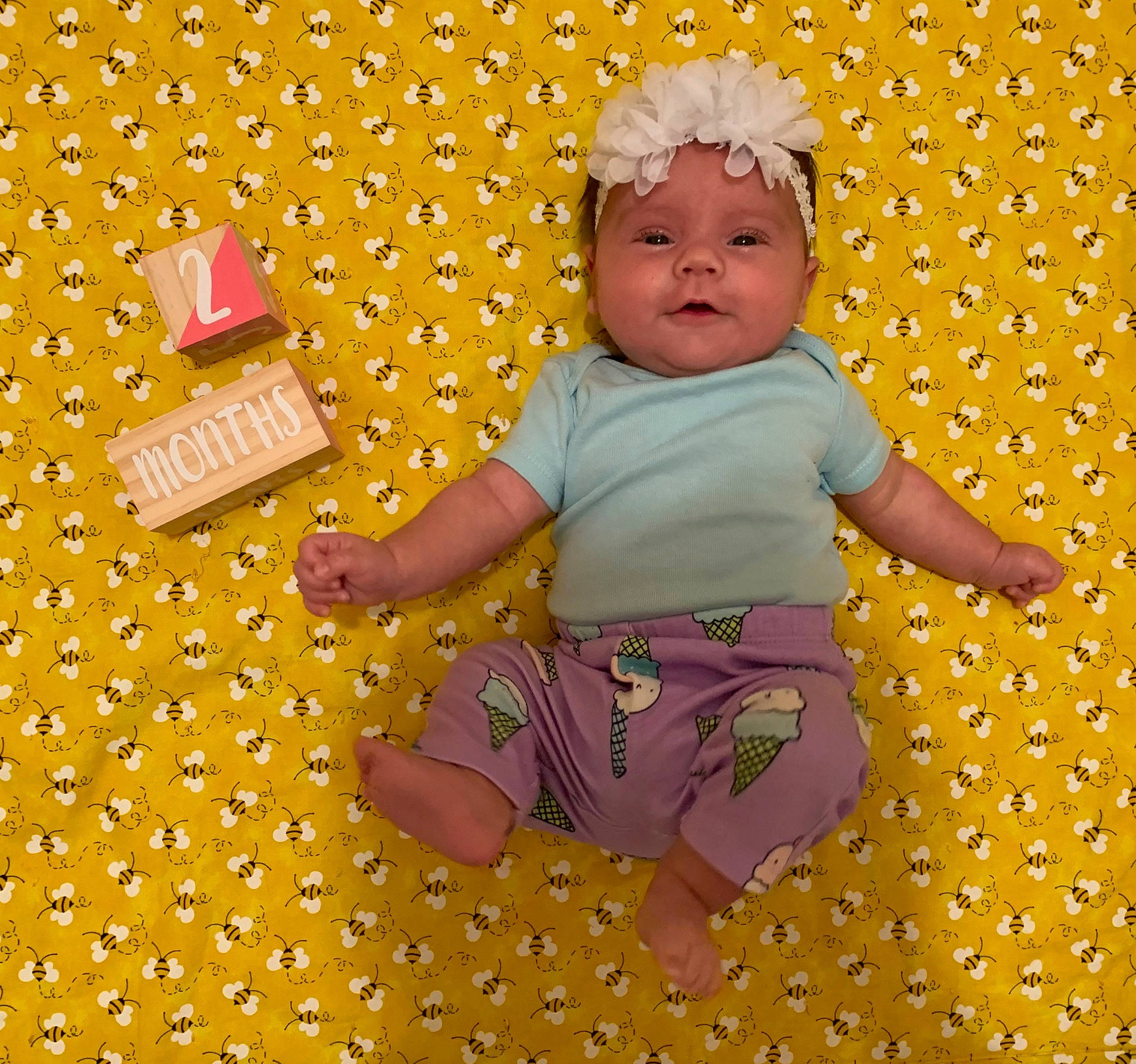 Arden joined the competition — help win amazing prizes! baby, baby_toddler_clothing, child, pattern, person, pink, play, product, smile, toddler, yellow