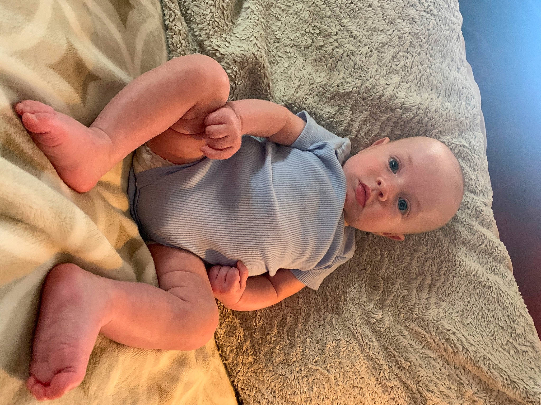 Jason is registered to the contest to win money with this photo: baby, baby_toddler_clothing, child, comfort, eye, face, facial_expression, finger, gesture, hand, head, joint, leg, nail, nose, person, skin, thumb, toddler, tree
