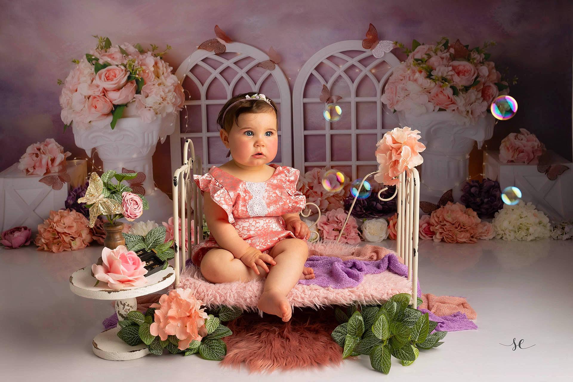 Iryna participe au concours pour gagner de l'argent avec cette photo : bouquet, chair, cut_flowers, doll, dress, event, floral_design, floristry, flower, flower_arranging, house, peach, person, petal, pink, plant, purple, room, tableware, textile