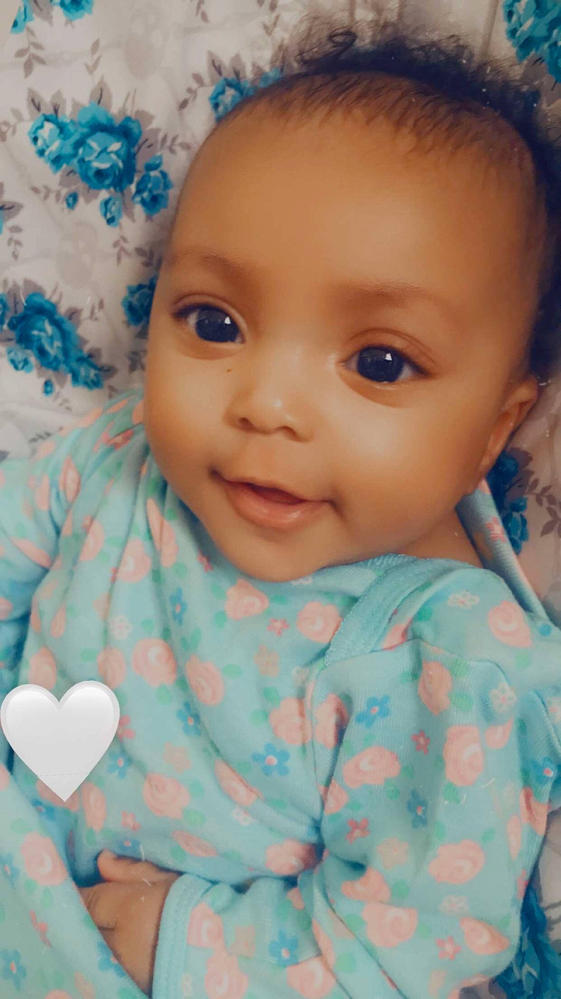 Lailani joined the competition — help win amazing prizes! baby, baby_toddler_clothing, cheek, child, chin, eye, eyebrow, eyelash, facial_expression, forehead, happy, heart, iris, lip, mouth, nose, organ, pattern, person, skin