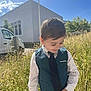 Diego a rejoint le concours — aidez-le/la à gagner de superbes lots ! boy, building, casual, child, cute, daylight, field, grass, happy, nature, outdoor, portrait, shirt, smiling, sunny, tie, urban, van, vest, young
