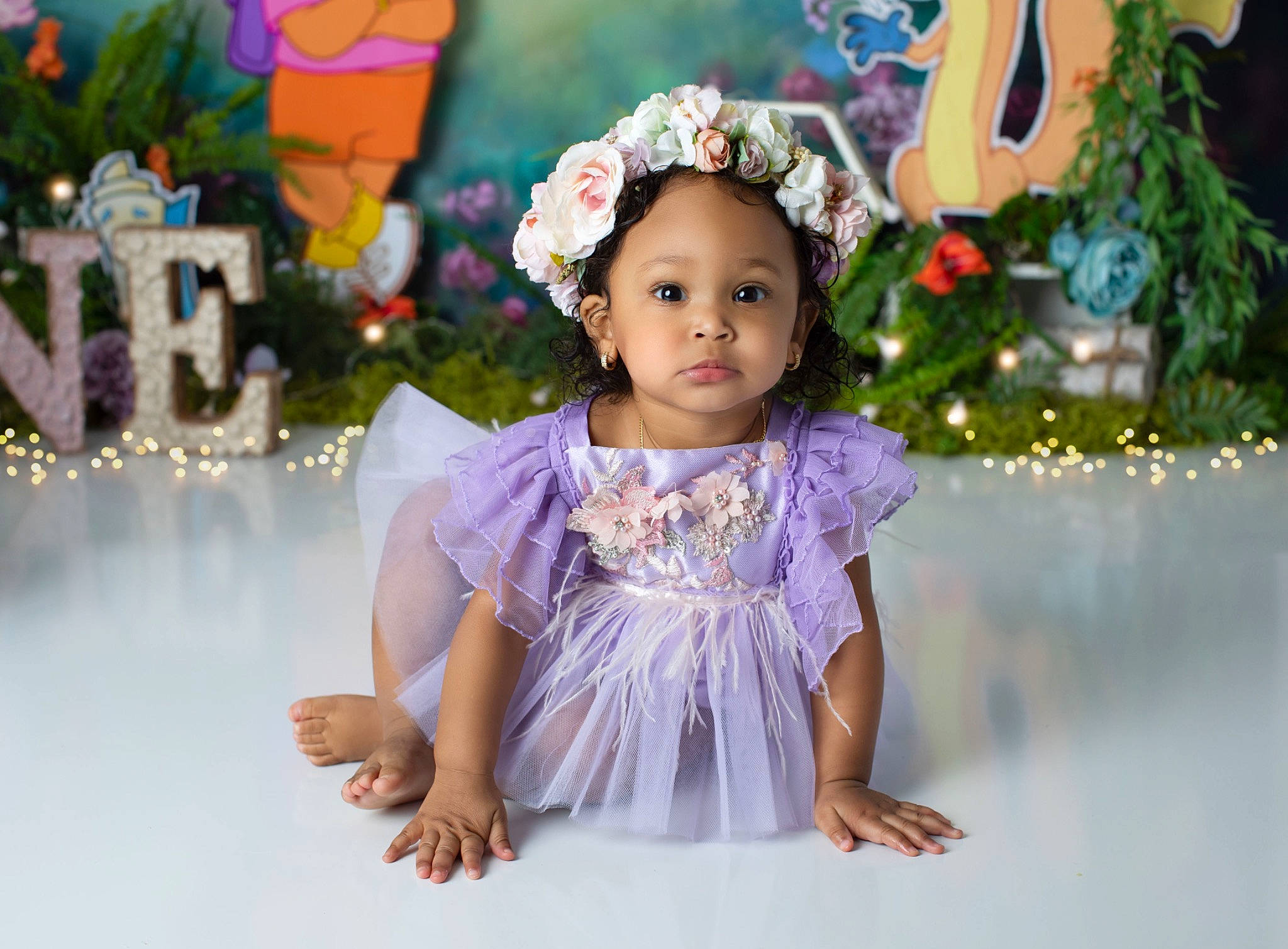 Aliani joined the competition — help win amazing prizes! baby, baby_toddler_clothing, child, dress, embellishment, event, flash_photography, fun, hair_accessory, happy, headpiece, iris, leisure, magenta, person, petal, pink, plant, purple, sleeve