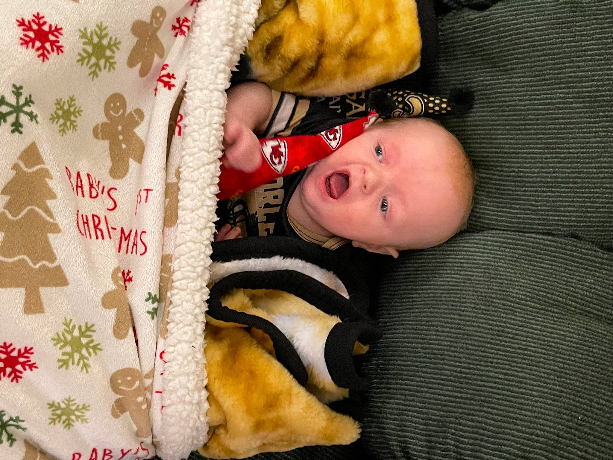 Ryland joined the competition — help win amazing prizes! baby, baby_carriage, baby_products, baby_safety, baby_sleeping, baby_toddler_clothing, carmine, child, comfort, event, fur, happy, holiday, linens, pattern, person, room, sitting, sleeve, smile
