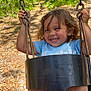 Lorenzo joined the competition — help win amazing prizes! child, toddler, swing, playground, smiling, happy, outdoor, nature, forest, chains, seat, sunlight, leaves, casual_clothing, blue_shirt, black_shoes, nike, playtime, joy, fun