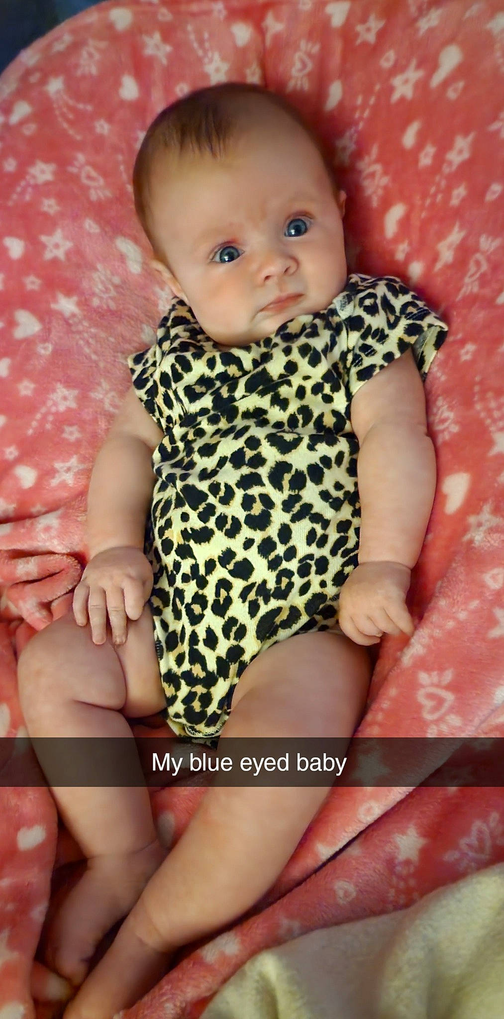 Raycelynn is registered to the contest to win money with this photo: baby, baby_toddler_clothing, cheek, child, comfort, finger, happy, human_leg, iris, nail, pattern, person, photograph, pink, sitting, skin, sleeve, thigh, thumb, toddler