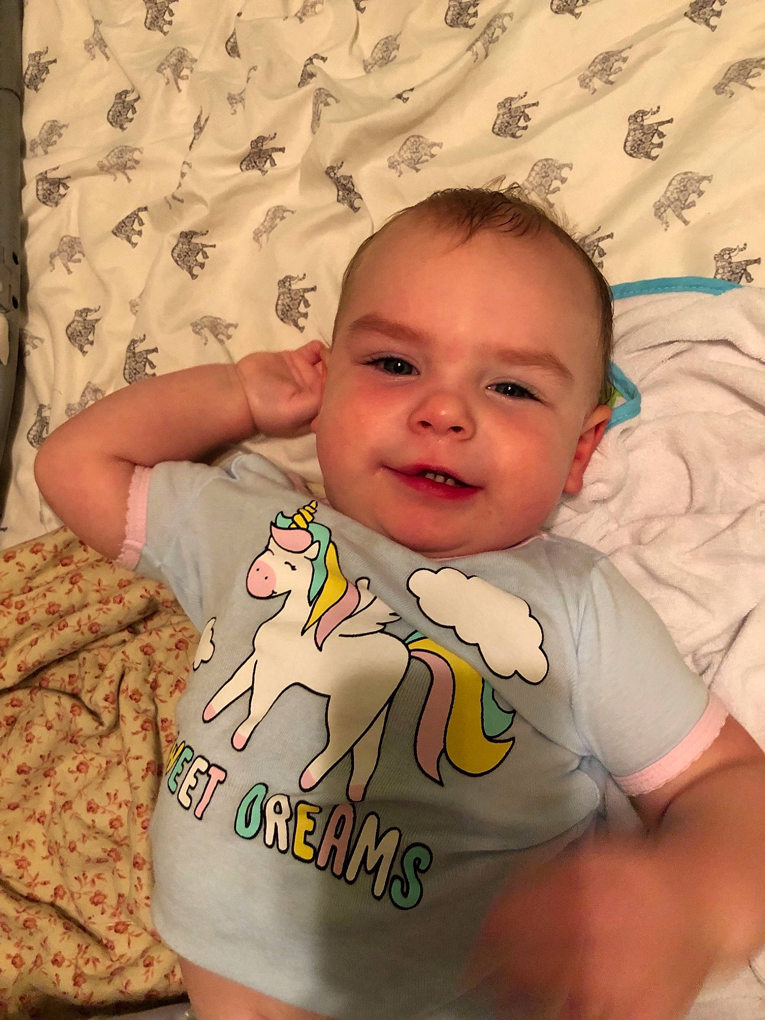 Lynn joined the competition — help win amazing prizes! arm, baby, baby_toddler_clothing, cheek, child, eye, face, facial_expression, finger, forehead, happy, head, lip, mouth, nose, person, product, skin, smile, thumb