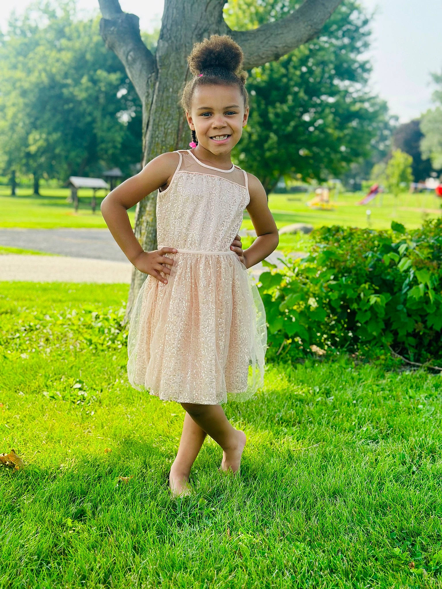 Aubreigh joined the competition — help win amazing prizes! day_dress, dress, formal_wear, gesture, grass, grassland, green, happy, joy, leisure, meadow, one_piece_garment, people_in_nature, person, plant, recreation, sky, sleeve, sunlight, toddler