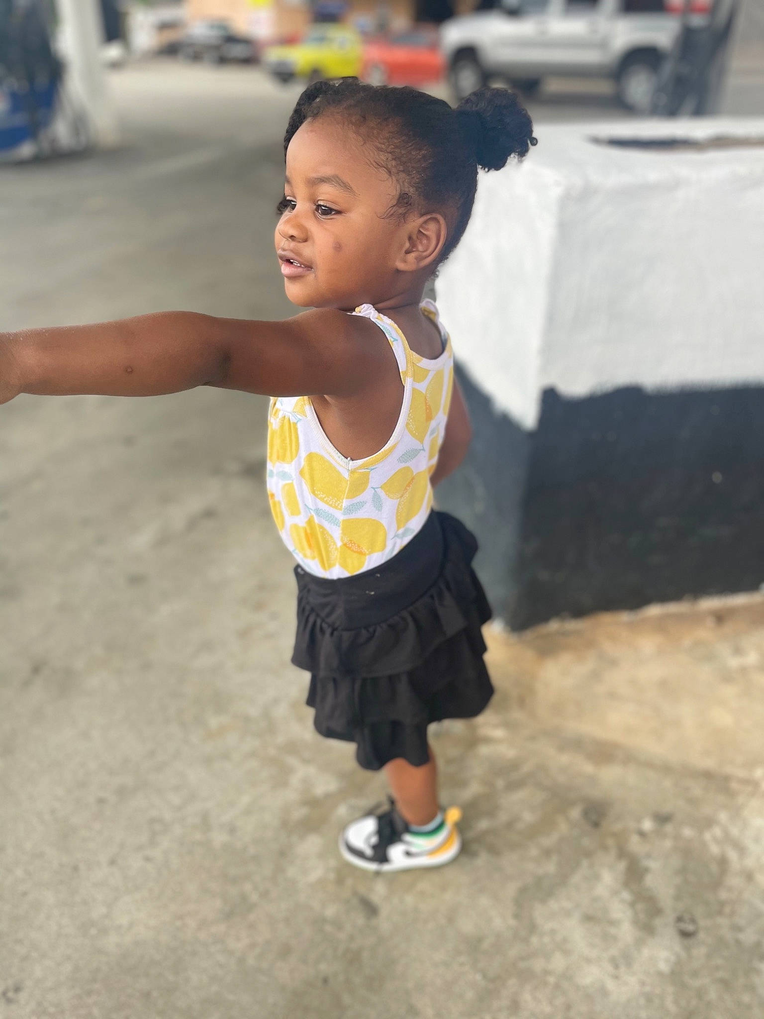 Harmonii joined the competition — help win amazing prizes! asphalt, child, city, event, fun, hair, happy, head, human_leg, joint, leg, leisure, person, recreation, road, sandal, skin, smile, toddler, waist