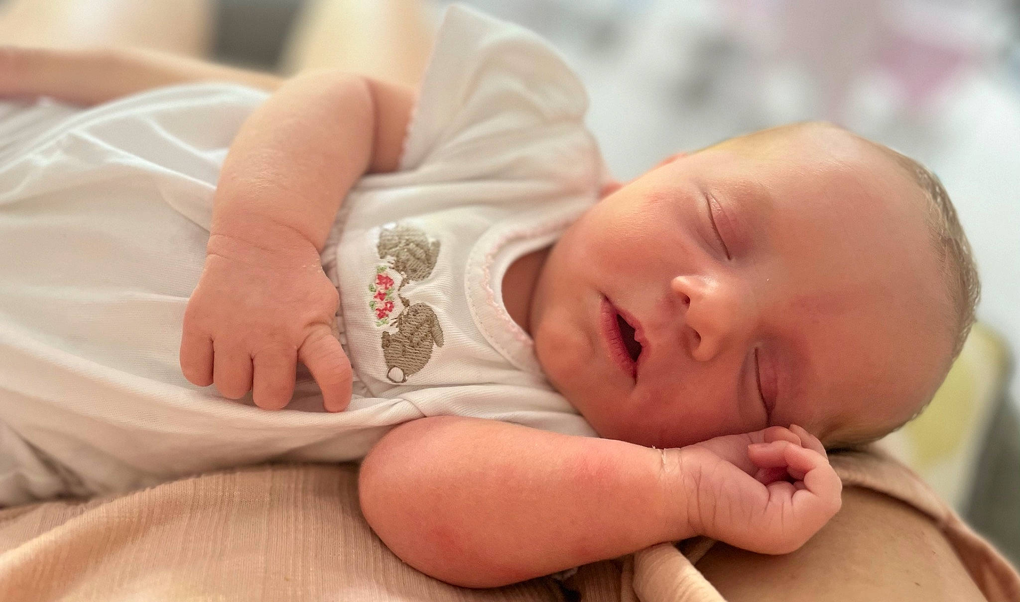 Evie-rose joined the competition — help win amazing prizes! baby, baby_toddler_clothing, cheek, child, close_up, comfort, eyelash, finger, flesh, gesture, grass, hand, happy, nail, pattern, person, portrait_photography, skin, thumb, toddler