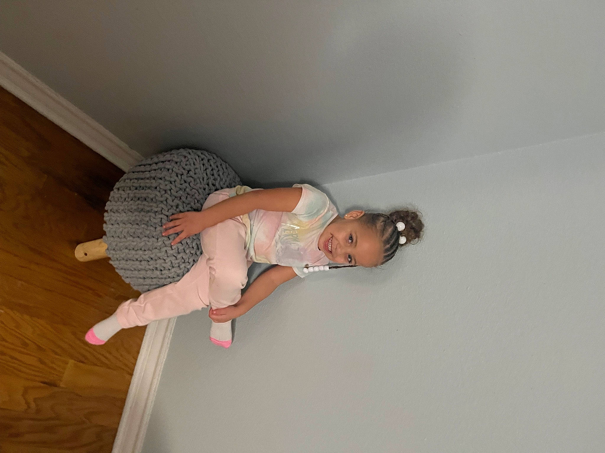 Savanna joined the competition — help win amazing prizes! abdomen, ceiling, comfort, elbow, flooring, foot, hardwood, human_leg, joy, knee, linens, pattern, person, plaster, room, sandal, sock, thigh, trunk, waist