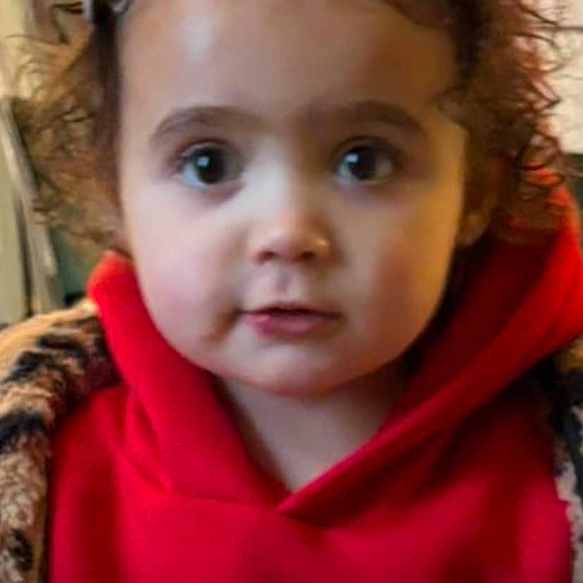 Gabriella joined the competition — help win amazing prizes! art, baby, bodypart, clothing, collage, computerhardware, electronics, face, finger, hand, hardware, head, hood, knitwear, person, photography, portrait, screen, sweater, text