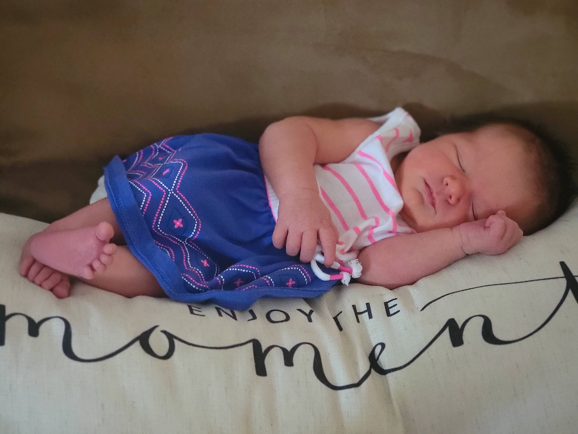 Alexandra is registered to the contest to win money with this photo: baby, baby_products, baby_toddler_clothing, bedtime, child, comfort, eye, font, fun, happy, human_body, linens, nap, pattern, person, portrait_photography, room, sitting, skin, sleep