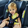 Elena participe au concours pour gagner de l'argent avec cette photo : car_interior, car_seat, casual, child, cute, daylight, face, hair, indoors, leg, person, safety_harness, scrape, seatbelt, sitting, smiling, toddler, window, yellow_dress, young_child