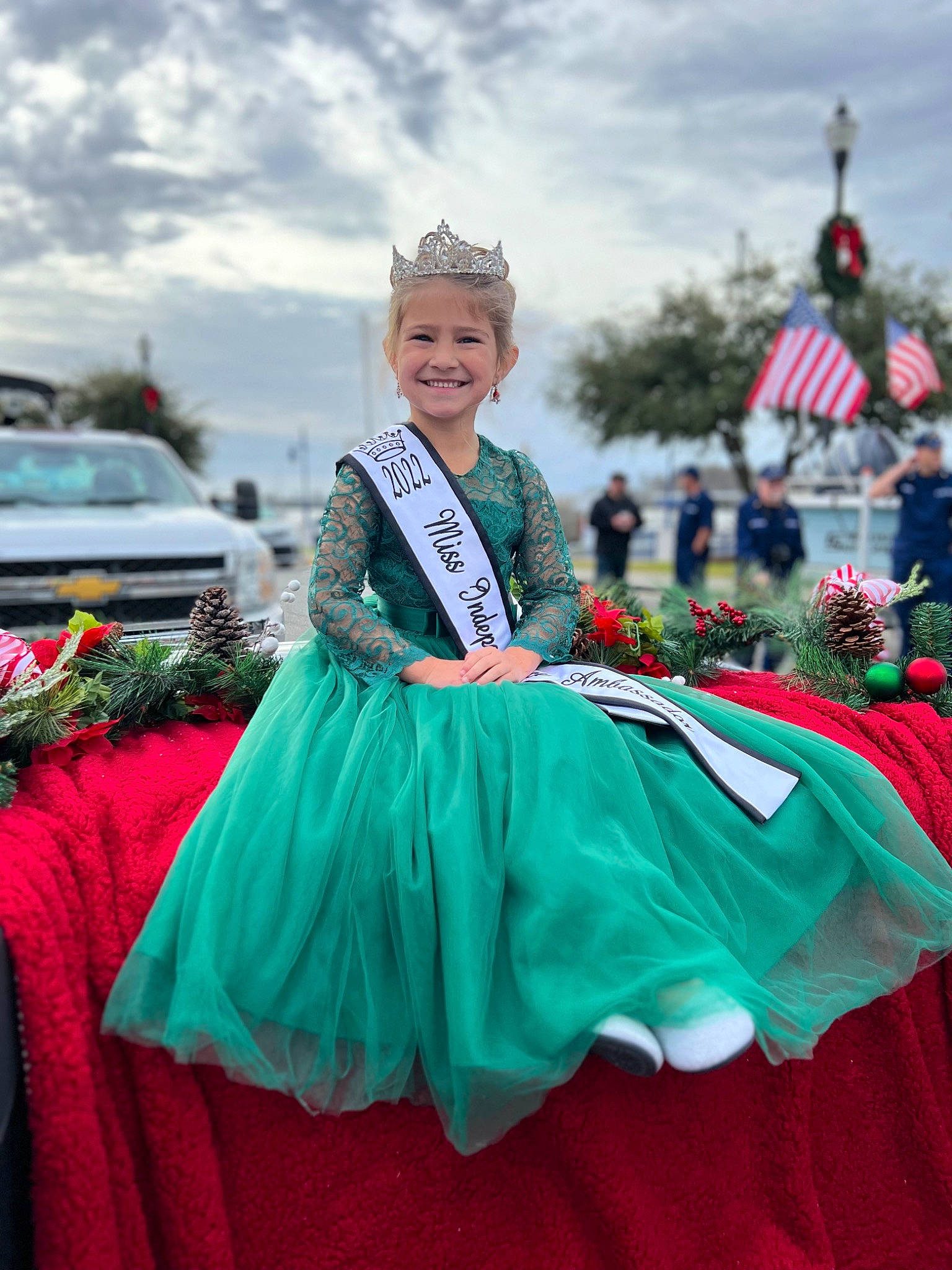 Kendall joined the competition — help win amazing prizes! cloud, costume, dress, event, fashion_accessory, festival, formal_wear, fun, gown, grass, happy, holiday, jewellery, joy, person, plant, pole, public_event, recreation, sky