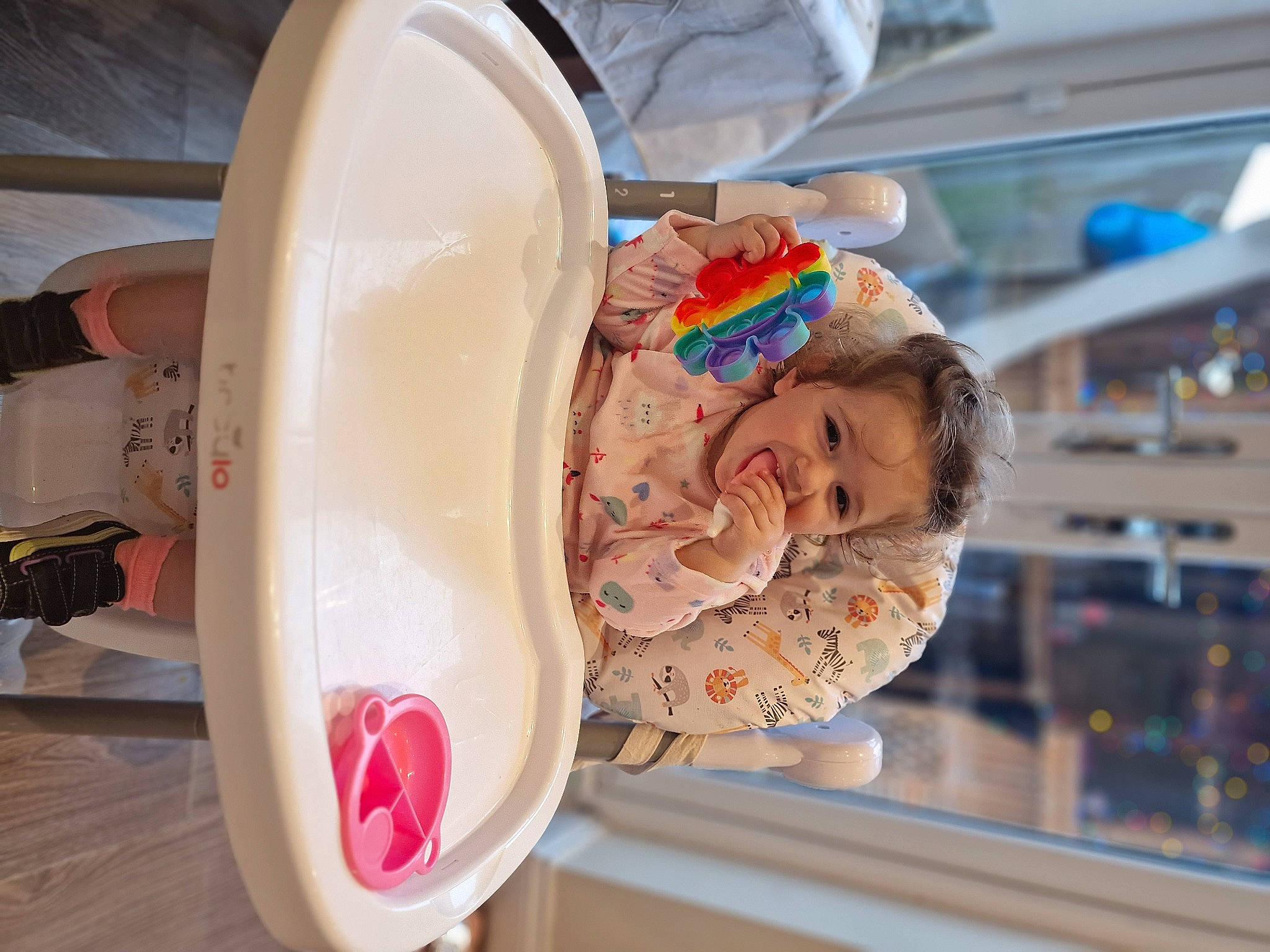 Erika joined the competition — help win amazing prizes! baby_products, child, dairy, dishware, drinkware, food, fun, person, plastic, room, toy