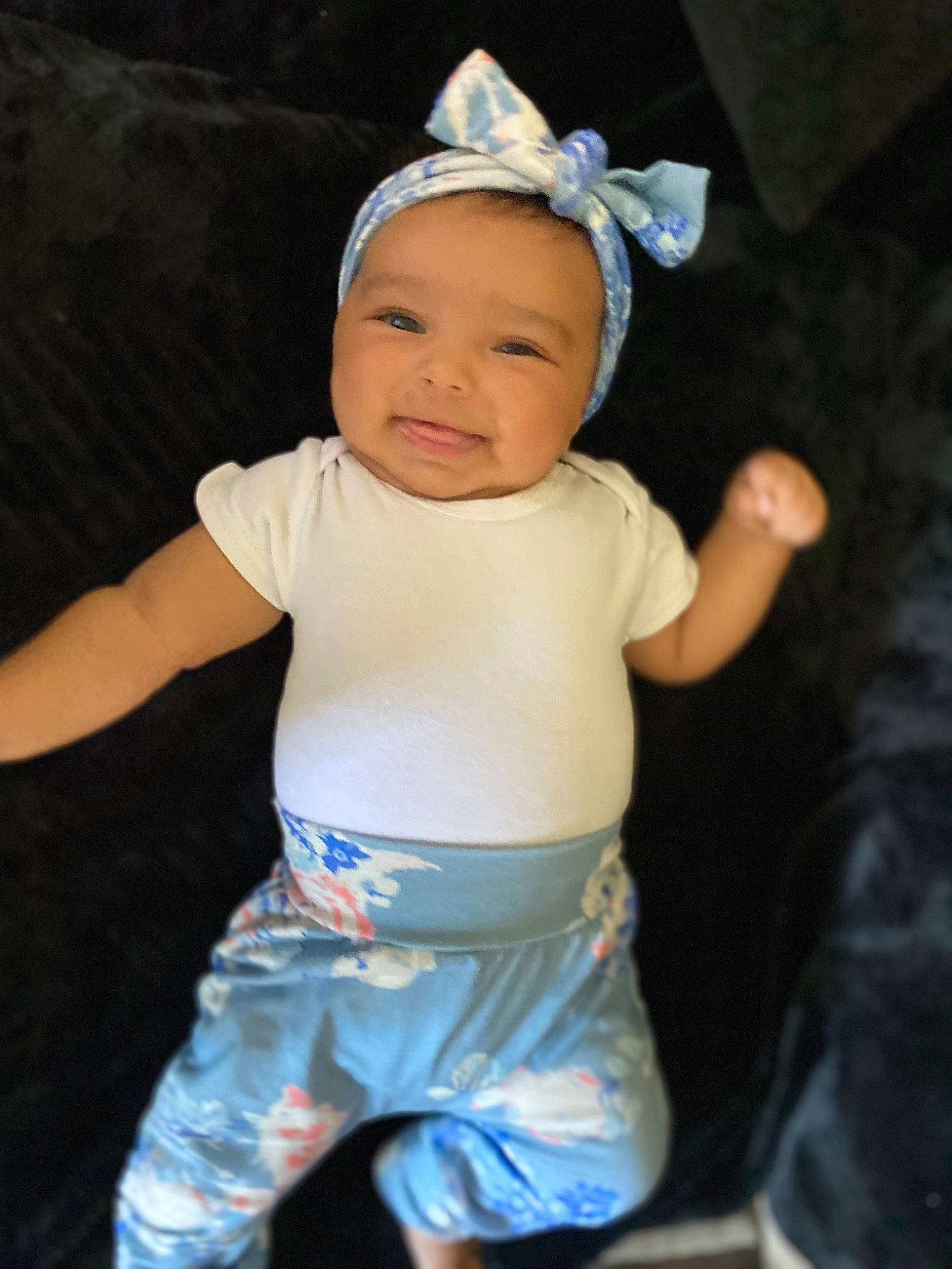 Camilla joined the competition — help win amazing prizes! baby, baby_toddler_clothing, cap, electric_blue, eye, fashion_accessory, flash_photography, fun, grass, happy, head, human_body, iris, people_in_nature, person, sleeve, smile, t_shirt, toddler, tree