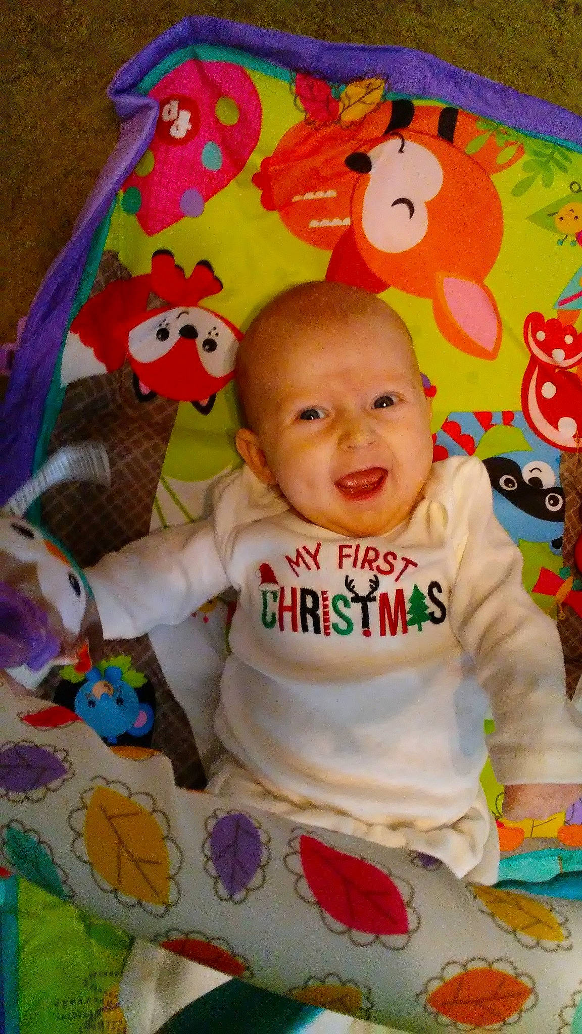 Bre'Asia joined the competition — help win amazing prizes! baby_products, baby_toys, birthday, child, fun, infant, material, party_hat, person, play, product, smile, stuffed_toy, textile, toddler, toy