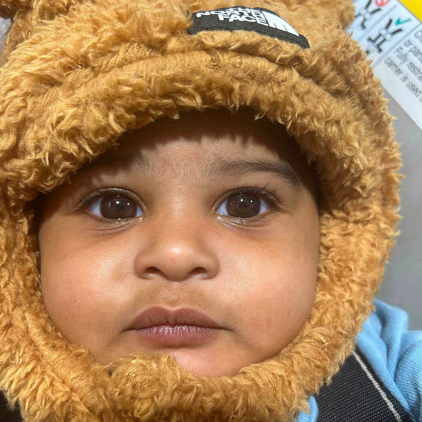 Ayson is registered to the contest to win money with this photo: baby, beanie, bonnet, cap, clothing, coat, face, happy, hat, head, hood, hoodie, jacket, knitwear, person, photography, portrait, smile, sweater, sweatshirt