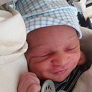 Braylin joined the competition — help win amazing prizes! newborn, baby, infant, pacifier, hat, blanket, sleeping, cozy, cute, child, portrait, closeup, indoors, soft, resting, tiny, wrapped, peaceful, skin, hand