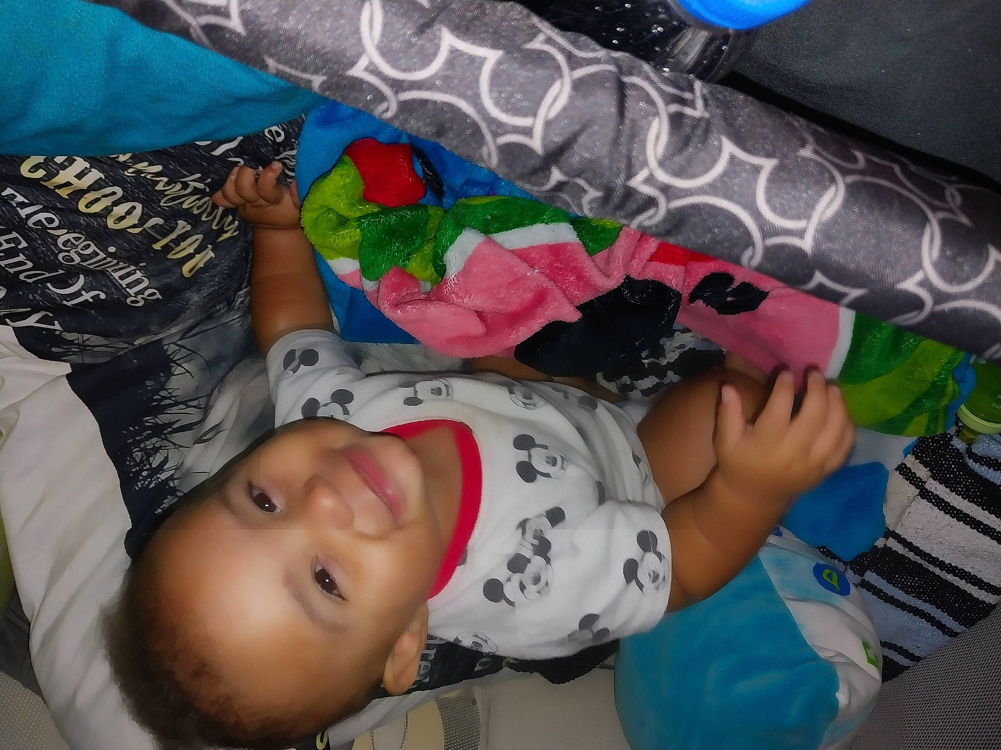 Gregory joined the competition — help win amazing prizes! baby, baby_products, baby_toddler_clothing, child, comfort, elbow, fun, gesture, happy, joy, linens, pattern, person, product, sleeve, smile, thigh, toddler