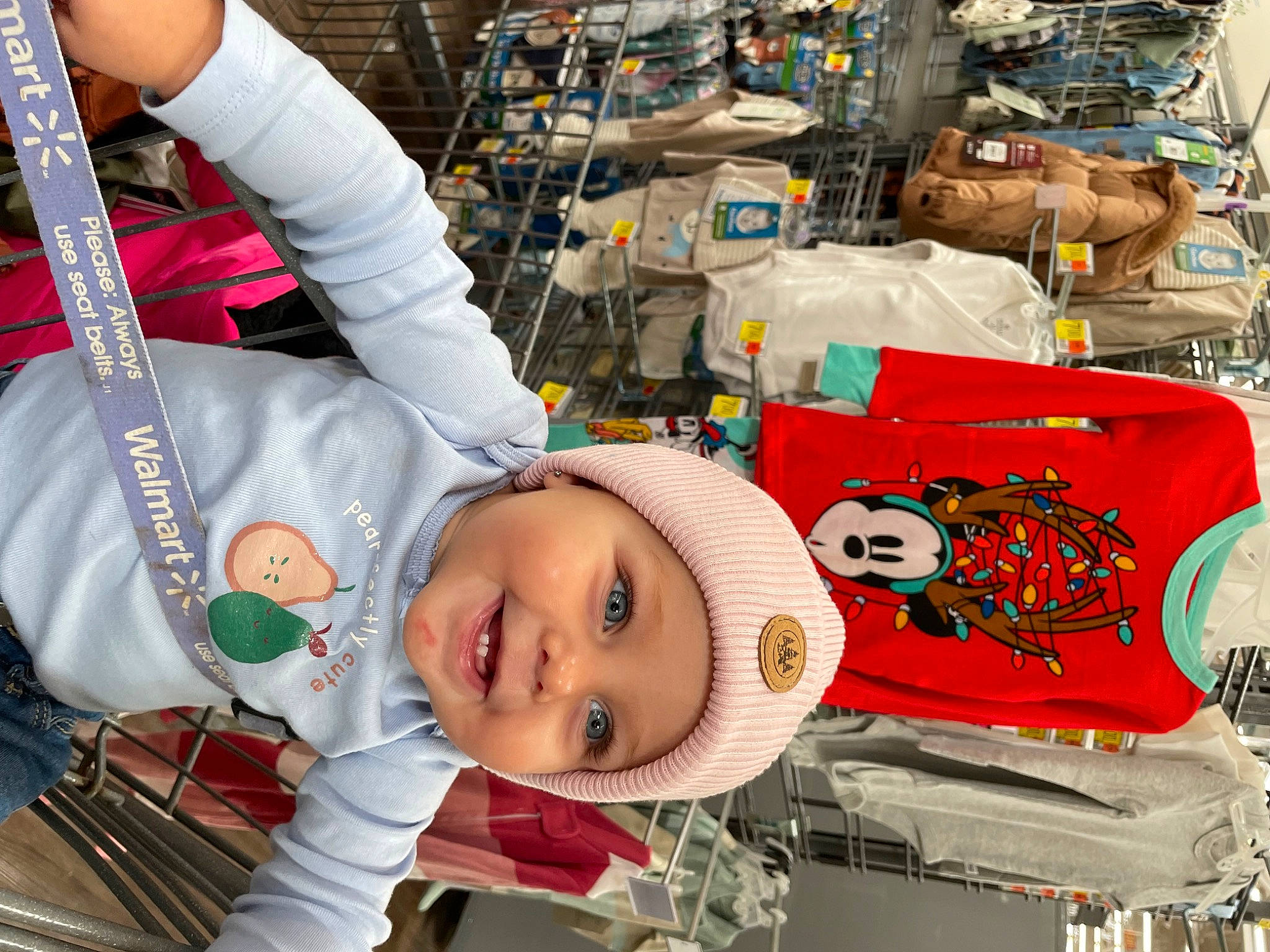 Madalynn is registered to the contest to win money with this photo: baby, baby_carriage, baby_products, carmine, child, costume, fashion_accessory, fictional_character, fun, hat, headwear, joy, leisure, machine, person, personal_protective_equipment, plastic, retail, service, smile