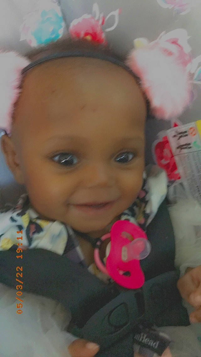 Camiyah is registered to the contest to win money with this photo: baby, cheek, chin, cool, ear, eye, eyebrow, eyelash, forehead, hair, hairstyle, happy, head, iris, lip, mouth, nose, person, pink, skin