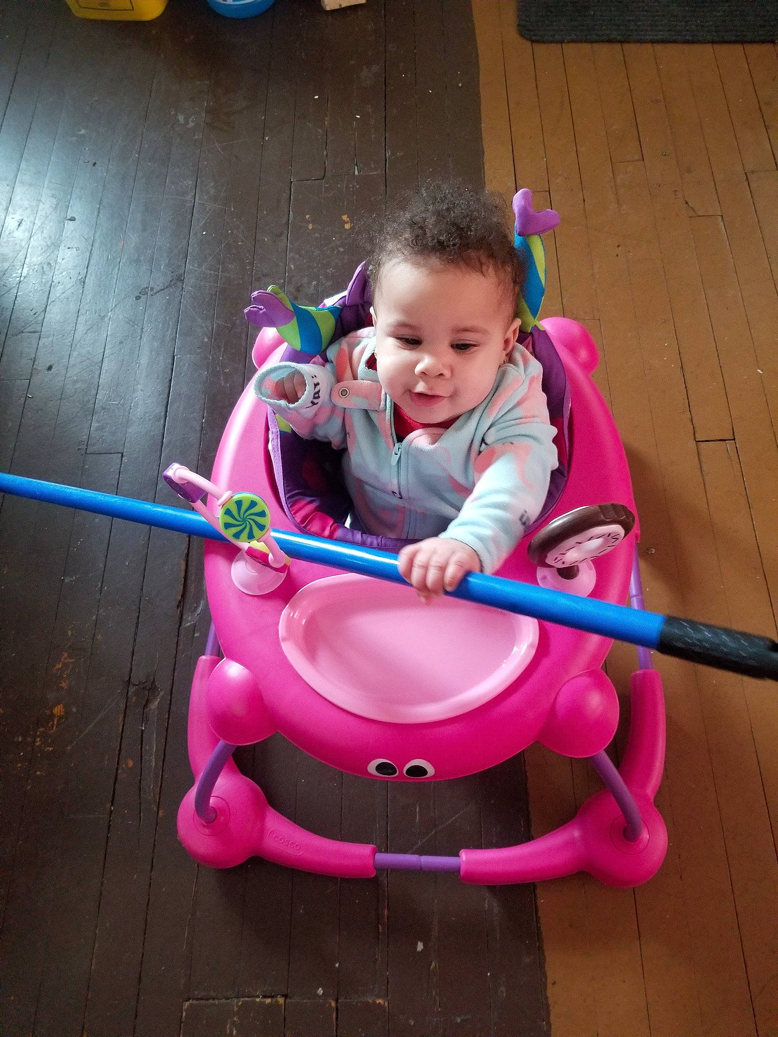 Elena joined the competition — help win amazing prizes! baby_toys, child, fun, magenta, person, pink, play, sitting, toddler, toy