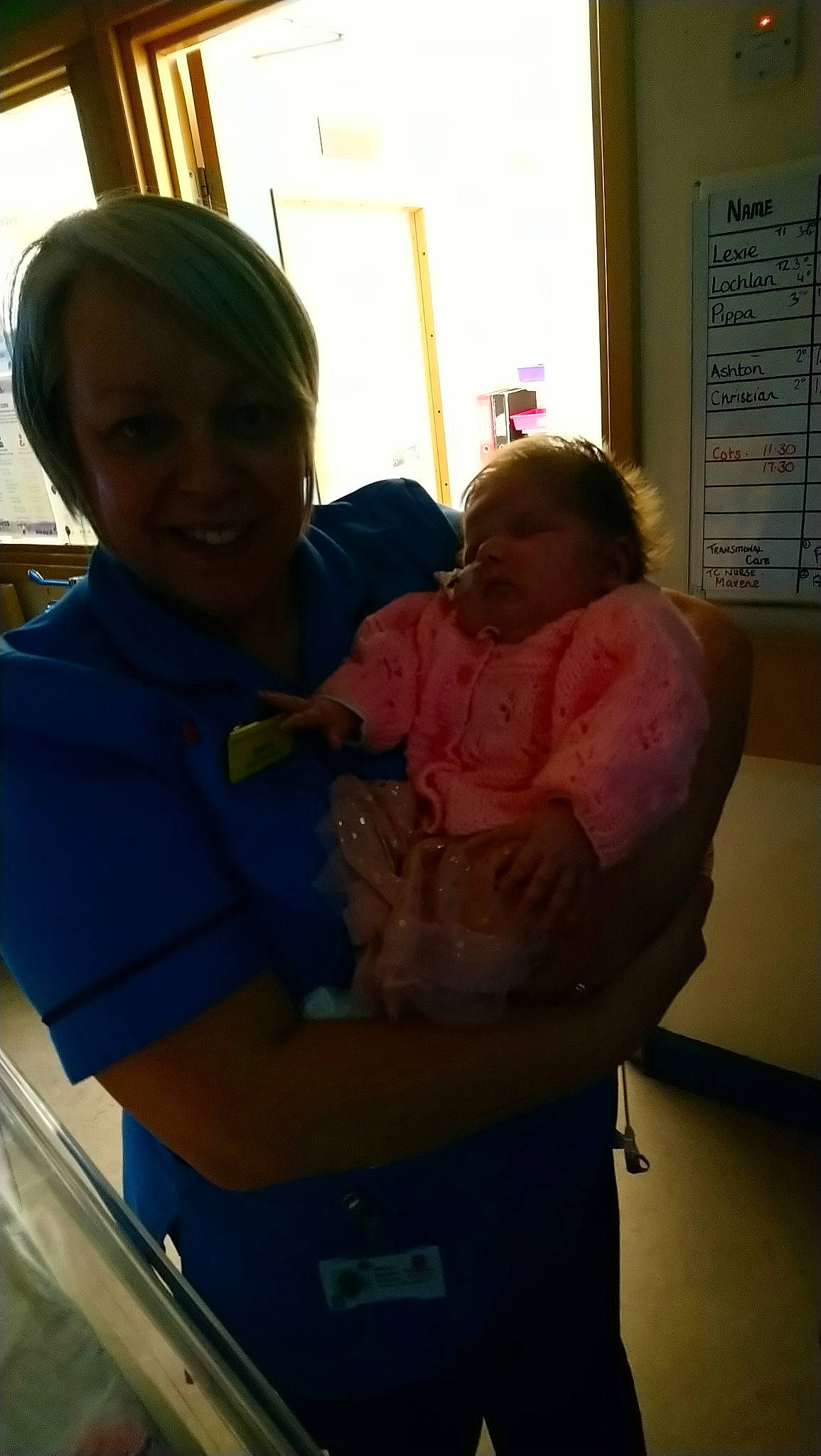 Pippa is registered to the contest to win money with this photo: baby, birth, child, hug, joy, mother, person, toddler