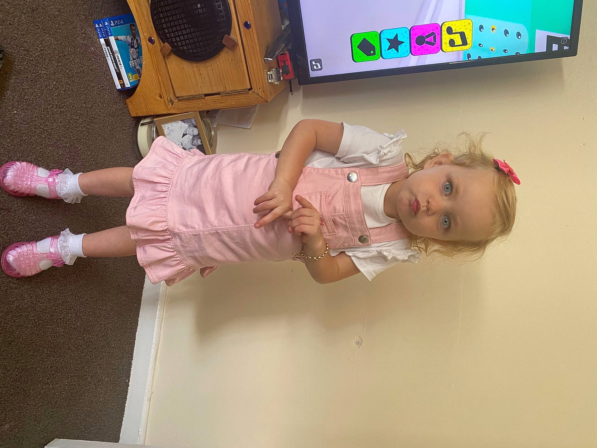 Darcie is registered to the contest to win money with this photo: baby, child, person, play, toddler