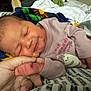 baby, newborn, sleeping, hand, finger, clothing, blanket, bed, cute, peaceful, infant, person, portrait, soft, cozy, pink, smile, toddler, resting, closeup