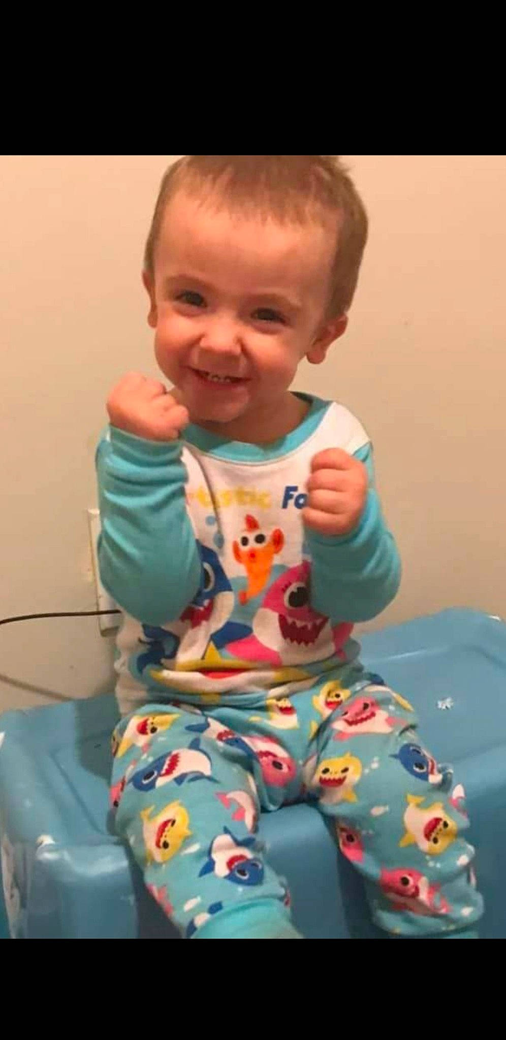 Jordan joined the competition — help win amazing prizes! arm, baby, baby_toddler_clothing, cheek, comfort, face, happy, head, human_body, joy, neck, person, pink, product, shirt, skin, sleeve, smile, standing, t_shirt