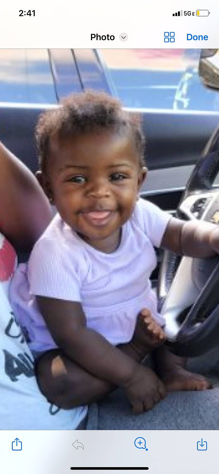 Dakotah joined the competition — help win amazing prizes! auto_part, automotive_exterior, baby_products, car_seat, child, family_car, fun, happy, human_body, luxury_vehicle, mid_size_car, motor_vehicle, person, sitting, smile, snapshot, steering_wheel, thigh, thumb, toddler