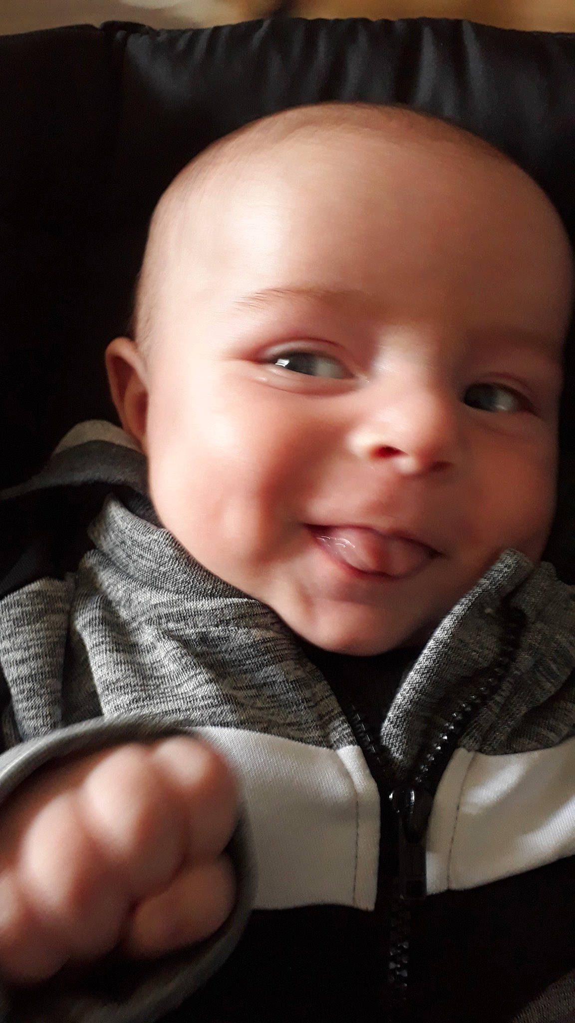 Koby joined the competition — help win amazing prizes! baby, cheek, child, chin, close_up, eye, eyebrow, face, facial_expression, finger, forehead, hand, head, lip, mouth, nose, person, photography, skin, smile