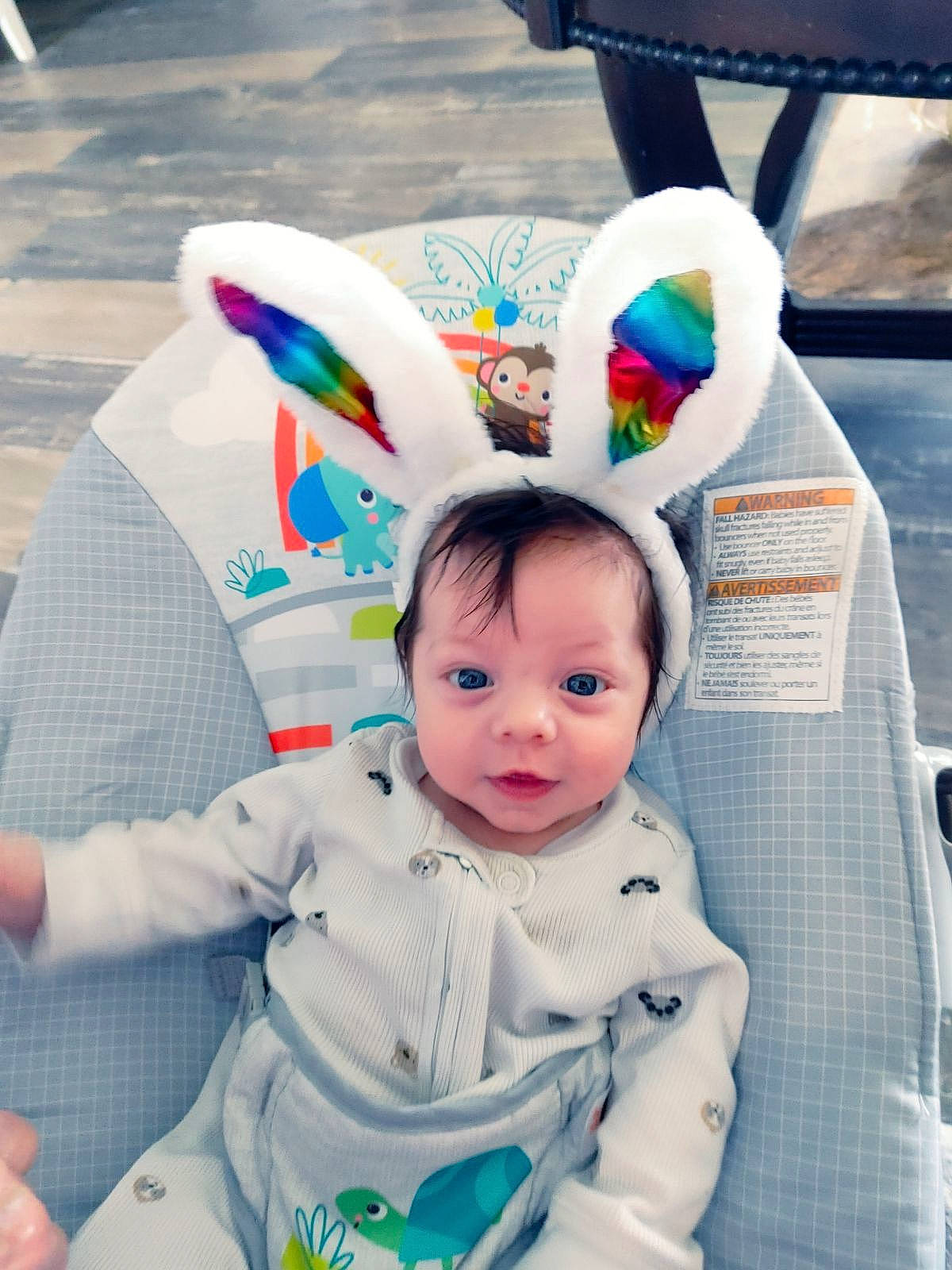 Dax is registered to the contest to win money with this photo: baby, baby_carriage, baby_products, baby_toddler_clothing, child, costume, event, fashion_accessory, fun, grass, happy, leisure, linens, people, person, recreation, sitting, sleeve, toddler, vacation