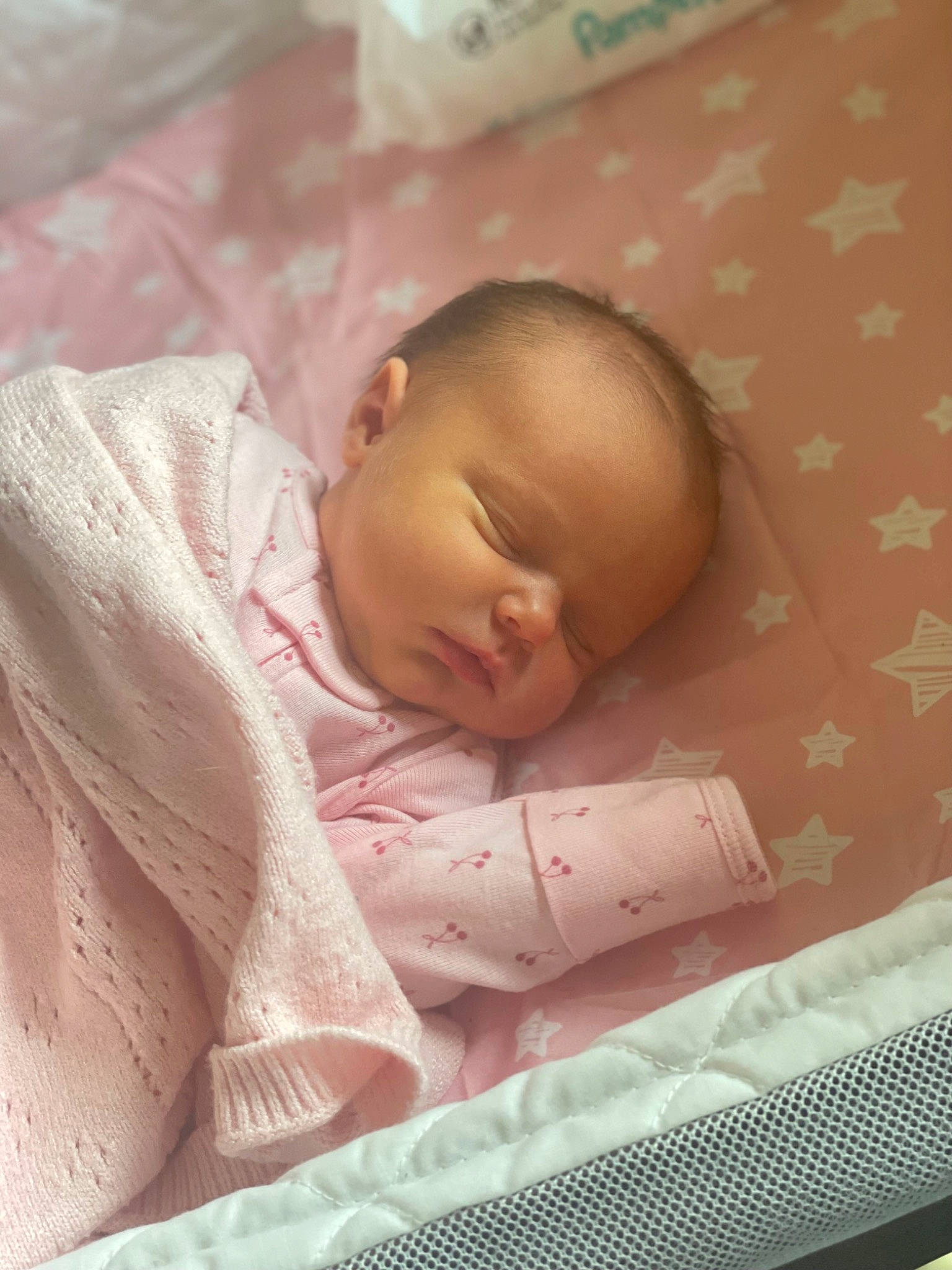 Donna joined the competition — help win amazing prizes! baby, baby_products, baby_sleeping, baby_toddler_clothing, bedtime, child, comfort, face, hand, linens, nap, person, room, skin, sleep, textile, toddler