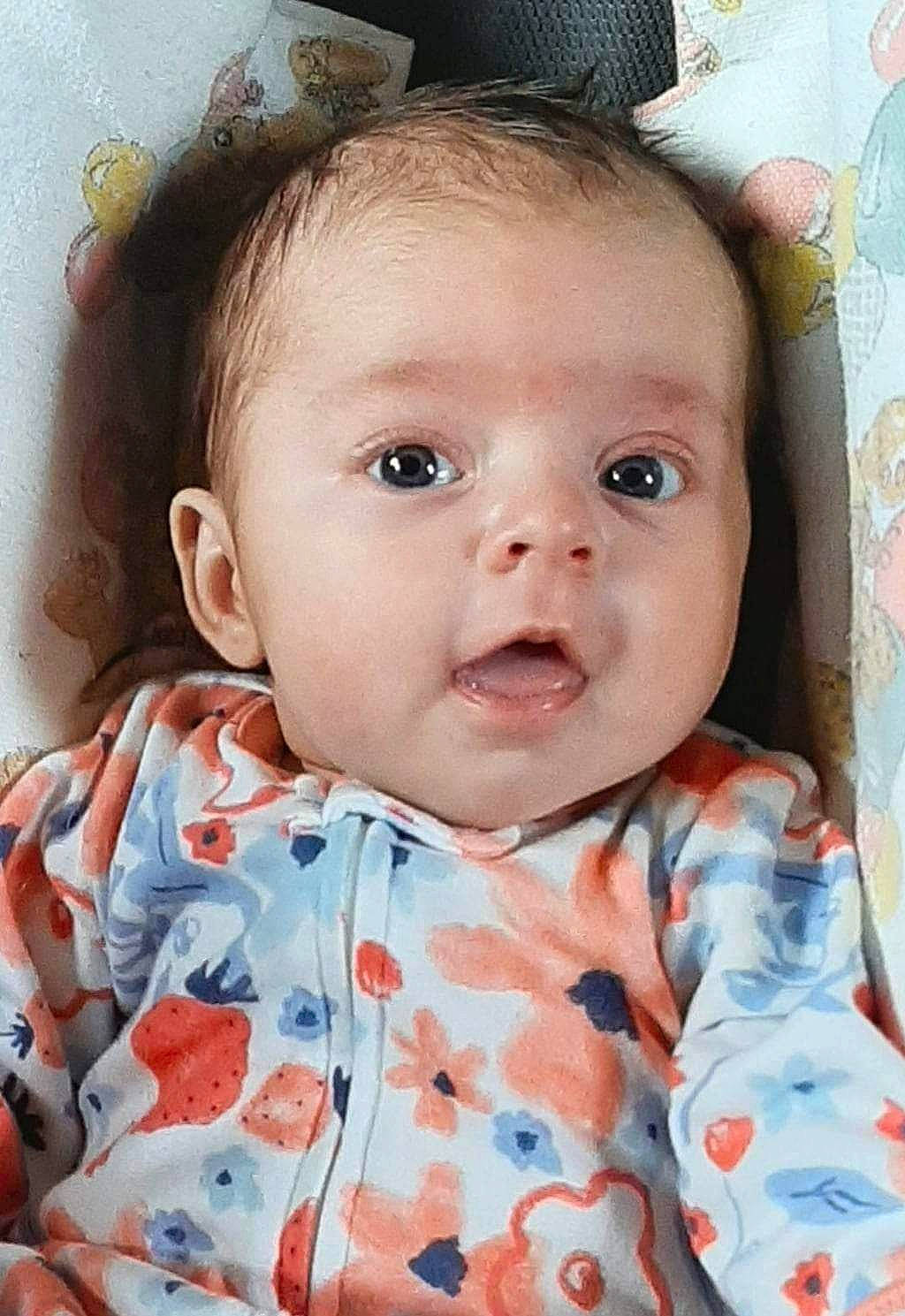 Hadley joined the competition — help win amazing prizes! baby, baby_toddler_clothing, cheek, chin, collar, ear, eye, eyelash, hair, happy, head, iris, lip, mouth, nose, person, pink, product, skin, sleeve