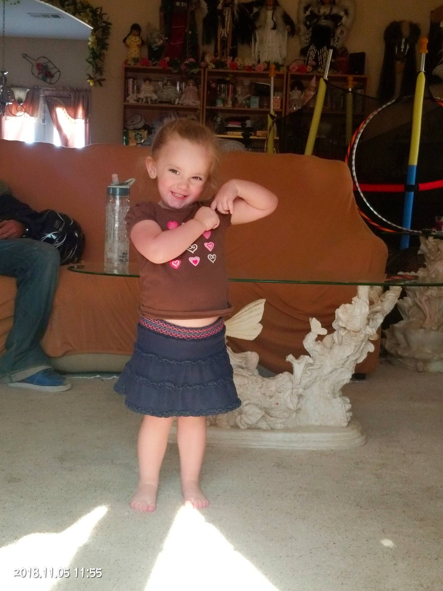 Ruby is registered to the contest to win money with this photo: child, hula_hoop, joy, leg, person