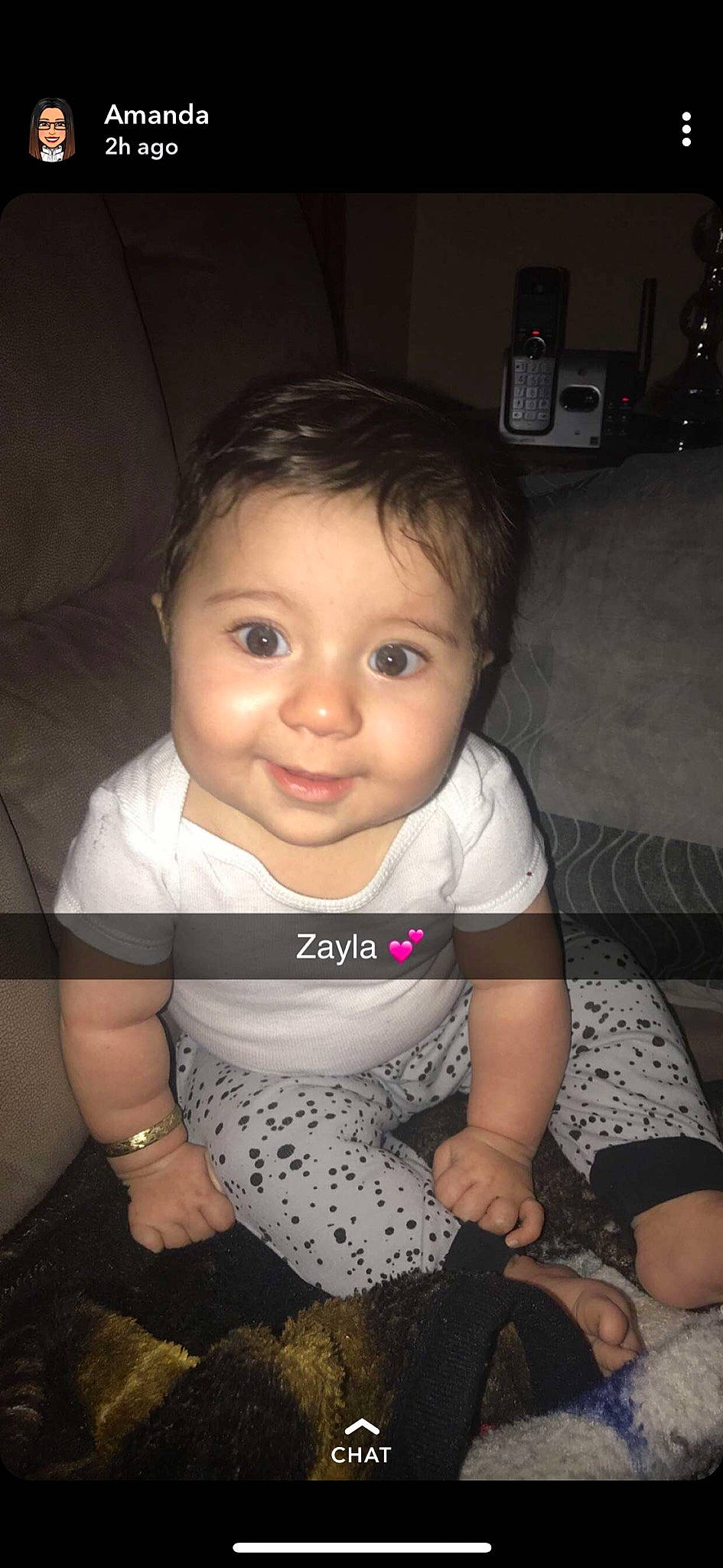 Zayla joined the competition — help win amazing prizes! baby, cheek, child, eye, face, facial_expression, head, iris, joy, lip, person, sitting, skin, smile, toddler