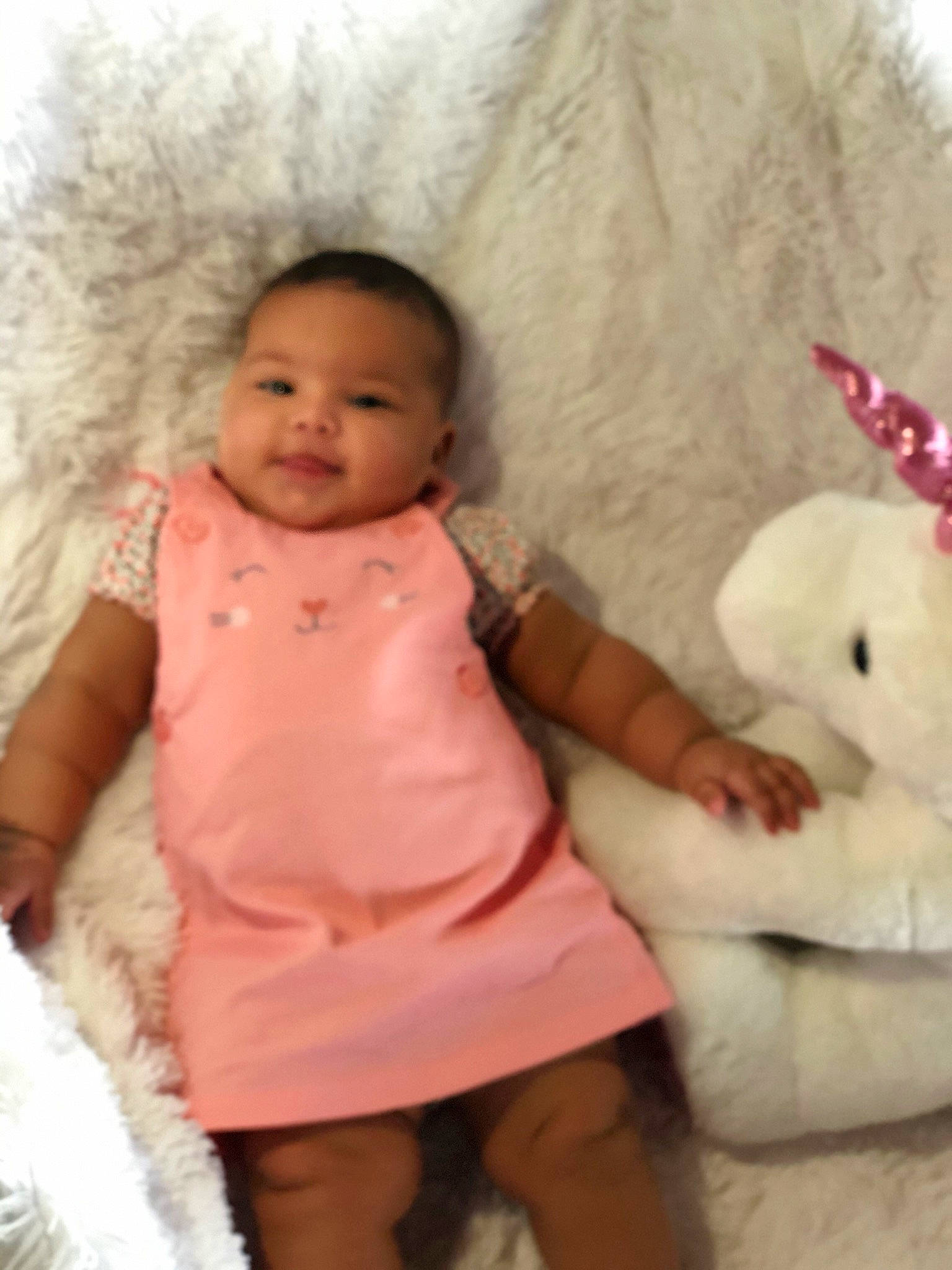 Honey is registered to the contest to win money with this photo: baby, cheek, child, eye, nose, person, pink, skin, smile, toddler