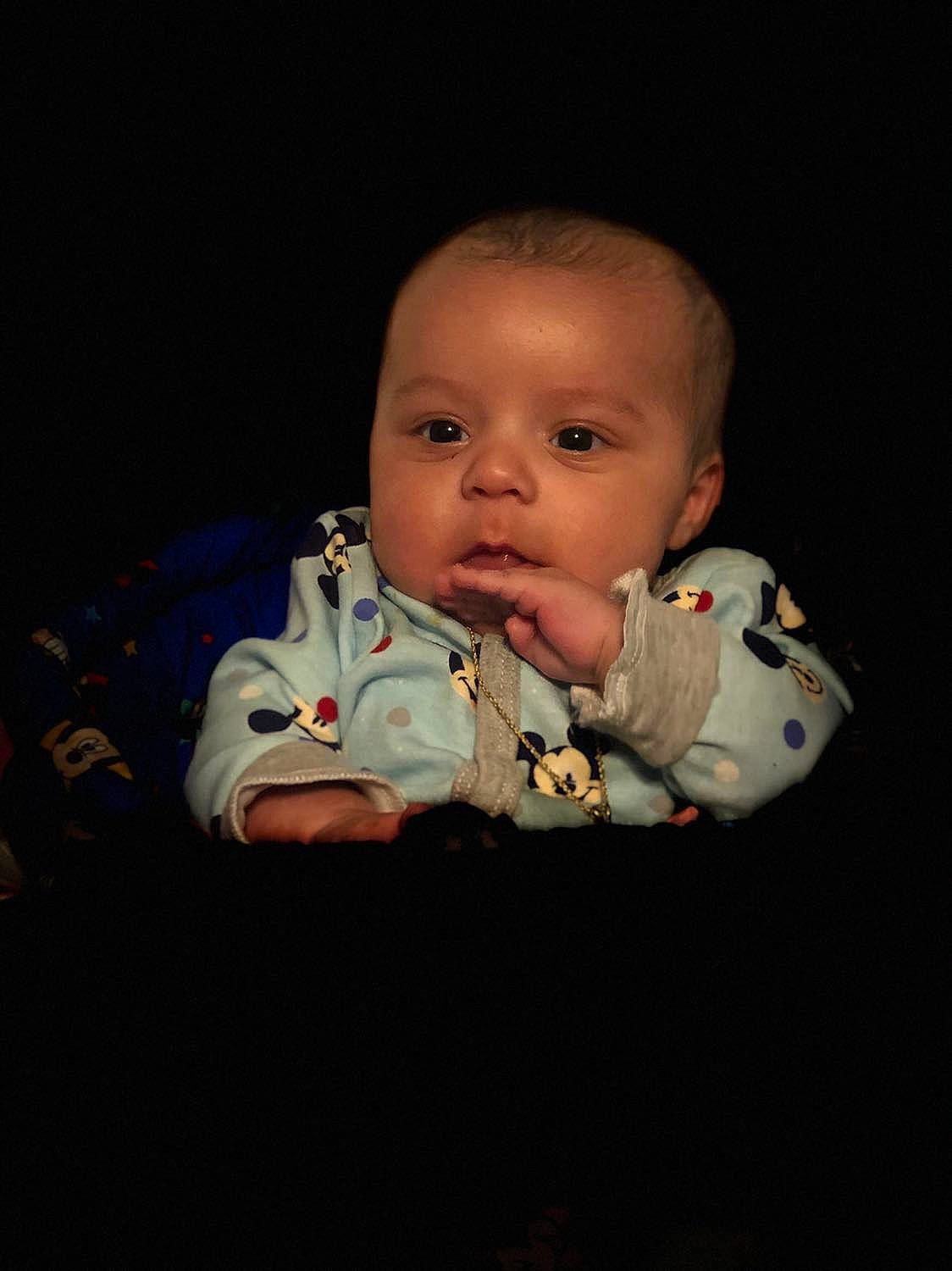 Luciano is registered to the contest to win money with this photo: baby, baby_toddler_clothing, brown, cheek, child, chin, comfort, darkness, flash_photography, flooring, fun, happy, lip, nose, person, room, sitting, skin, sleeve, toddler
