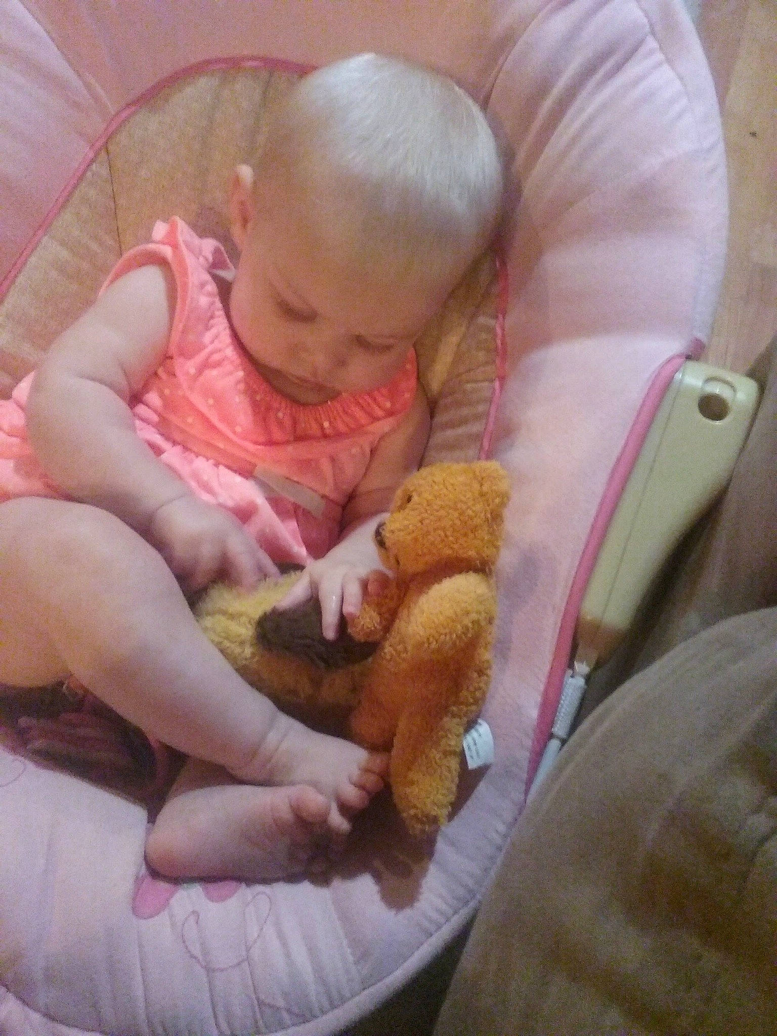 Journey is registered to the contest to win money with this photo: baby, baby_products, birth, child, hand, nap, person, pink, product, skin, toddler