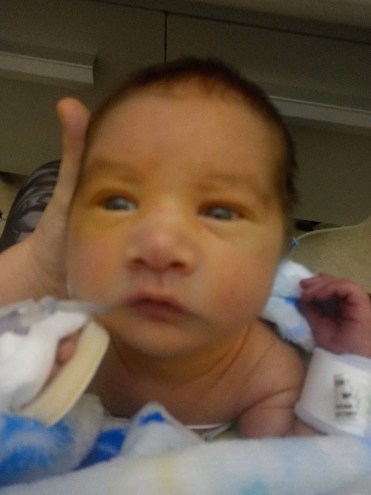 Dennver is registered to the contest to win money with this photo: baby, cheek, child, chin, ear, eye, eyebrow, face, facial_expression, forehead, head, iris, lip, mouth, nose, person, skin, smile, toddler