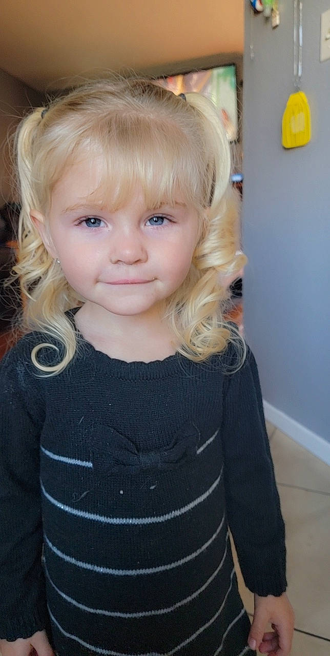 Rylee joined the competition — help win amazing prizes! baby_toddler_clothing, cheek, chin, cool, eye, eyebrow, eyelash, face, hair, hairstyle, head, iris, lip, neck, nose, person, shoulder, skin, sleeve, t_shirt