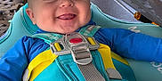 Lukas is registered to the contest to win money with this photo: baby, smiling, car_seat, blue_clothing, baby_boy, child, happy, safety_harness, seatbelt, infant, tongue_out, outdoor, sunshade, closeup, cute, person, seat, child_safety, baby_shorts, baby_face