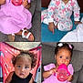 Zalaya is registered to the contest to win money with this photo: toddler, child, baby, sippy_cup, dress, pajamas, stroller, curly_hair, indoor, outdoor, seated, footwear, sandals, blanket, fabric, expression, person, cute, portrait, multiface